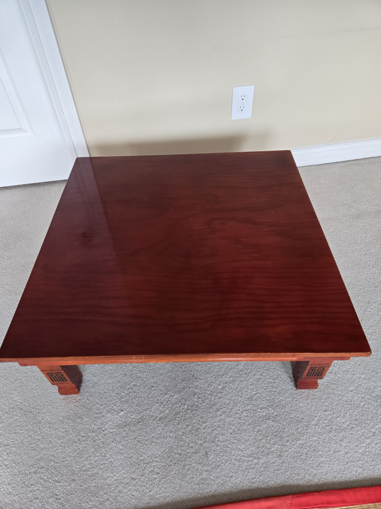 Oriental Low Table with Decorative Accents - photo 3