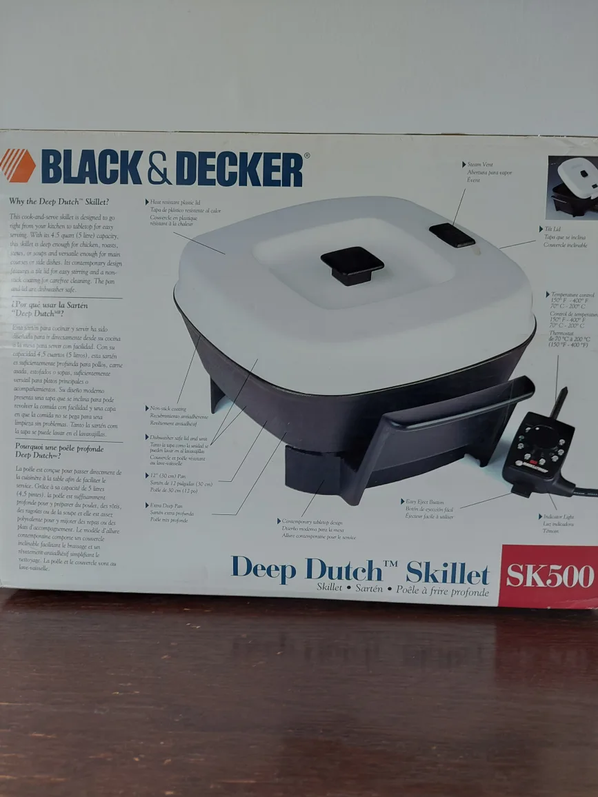 Black & Decker Deep Dutch Skillet SK500 thumbnail