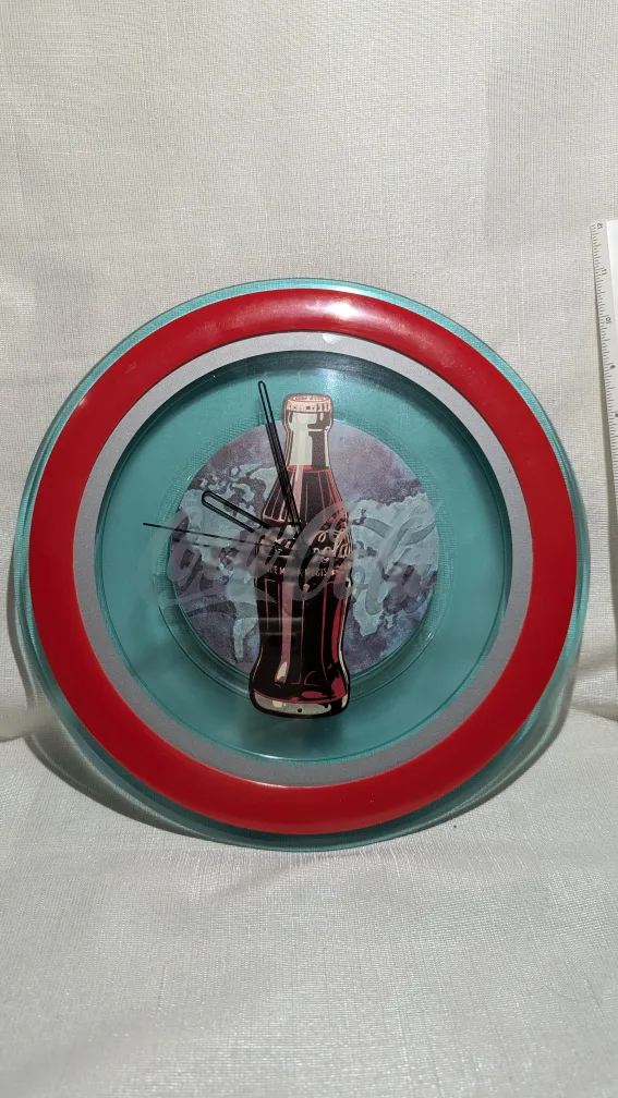 Coca-Cola Clock battery operated image indicator(5)