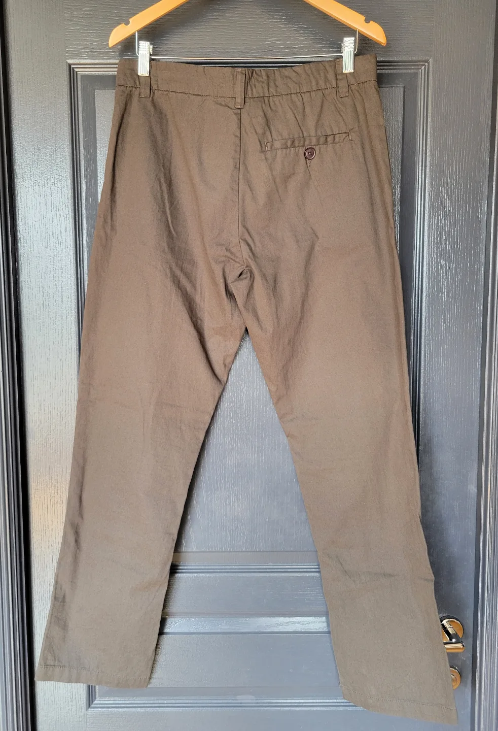 New French Connection Mens Brown Chino Pants - 32" Waist image indicator(2)
