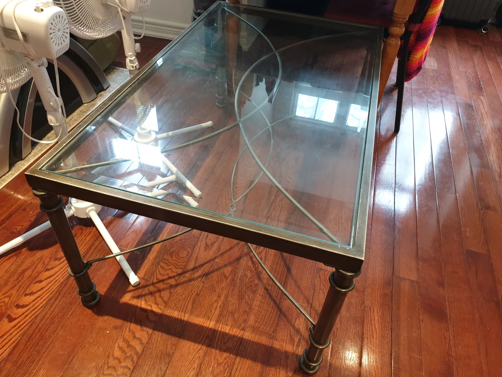 Glass Top Coffee Table