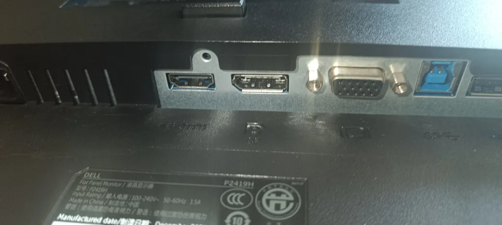 DELL  Flat Panel Monitör:P2419H image indicator(7)