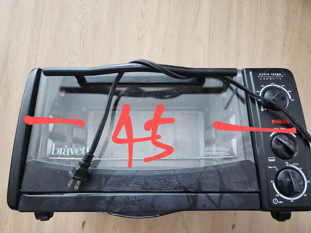 Bravetti Extra Large Capacity Toaster Oven image indicator(4)