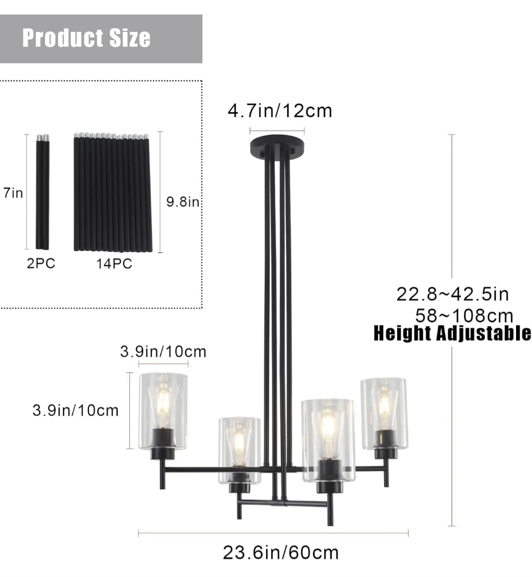 Modern Chandelier Light Fixture image indicator(2)