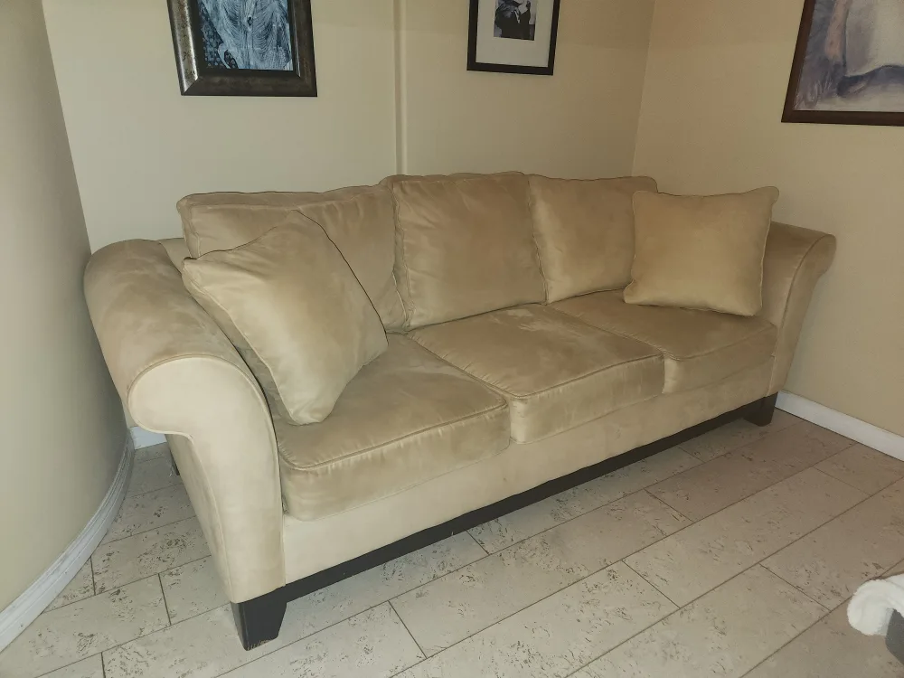 Yellow 3-Seat Sofa thumbnail