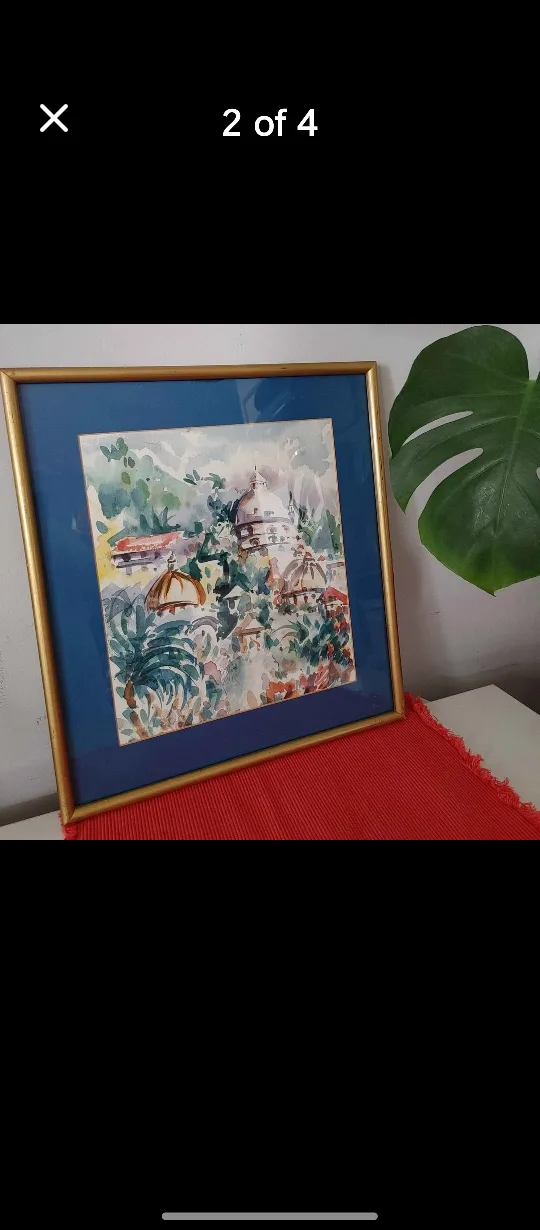 Framed Watercolour image indicator(2)