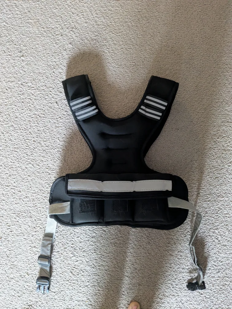 Weighted Vest 6lb adjustable image indicator(2)