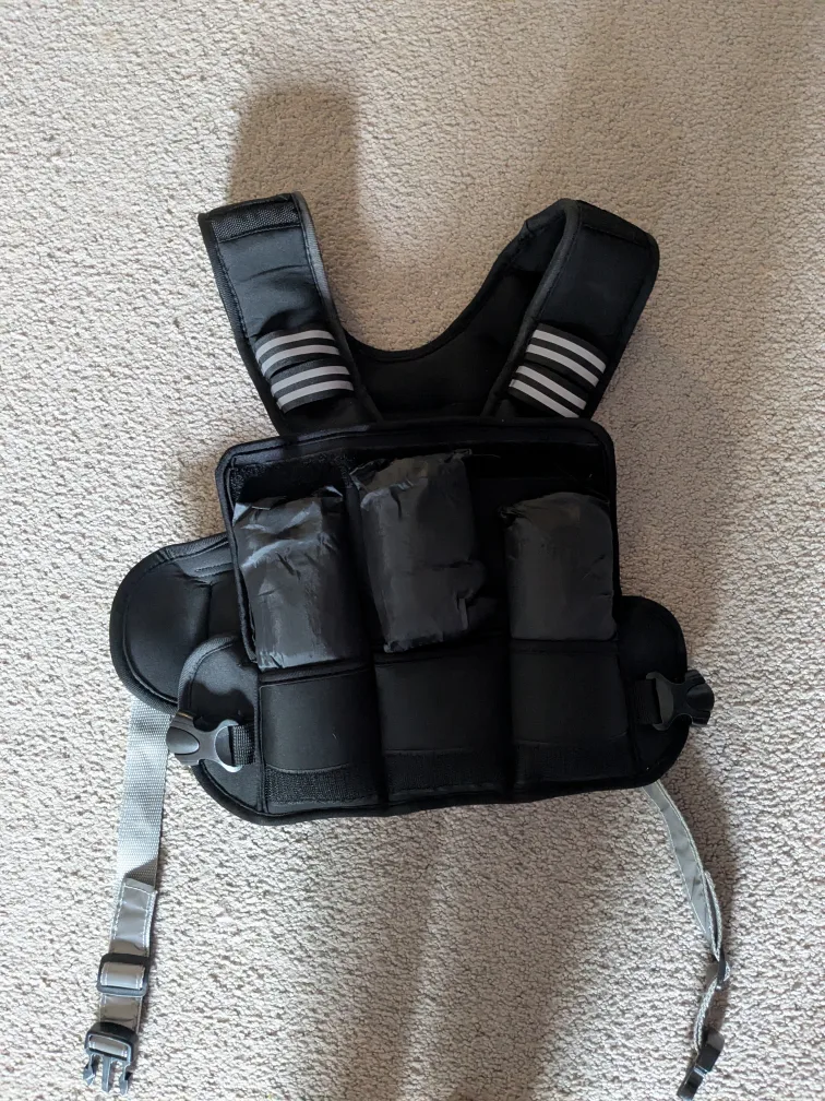Weighted Vest 6lb adjustable image indicator(4)