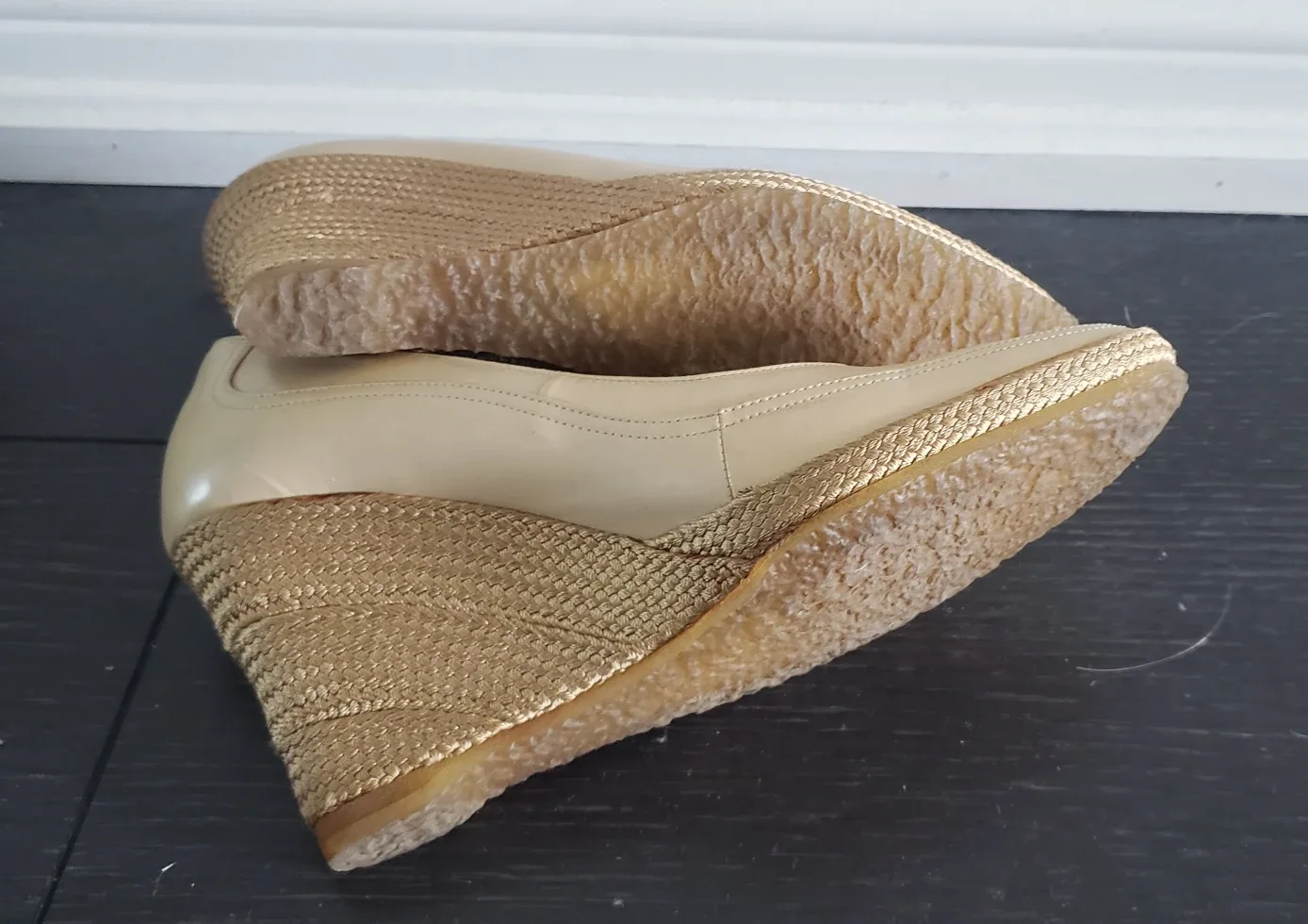 Lanvin Leather Espadrille Wedge Heels image indicator(5)