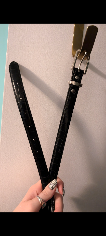 Black Textured Belt - photo 3