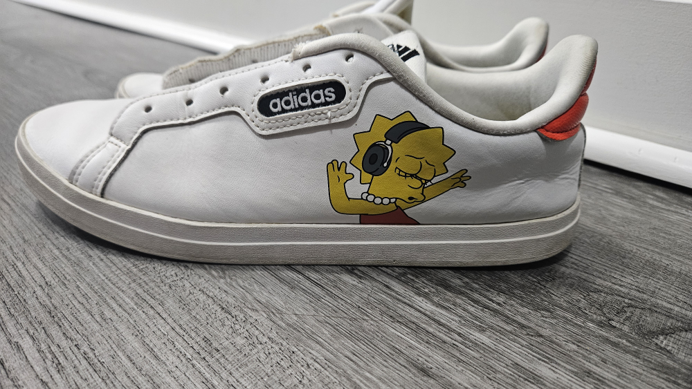 Adidas x The Simpsons White Sneakers