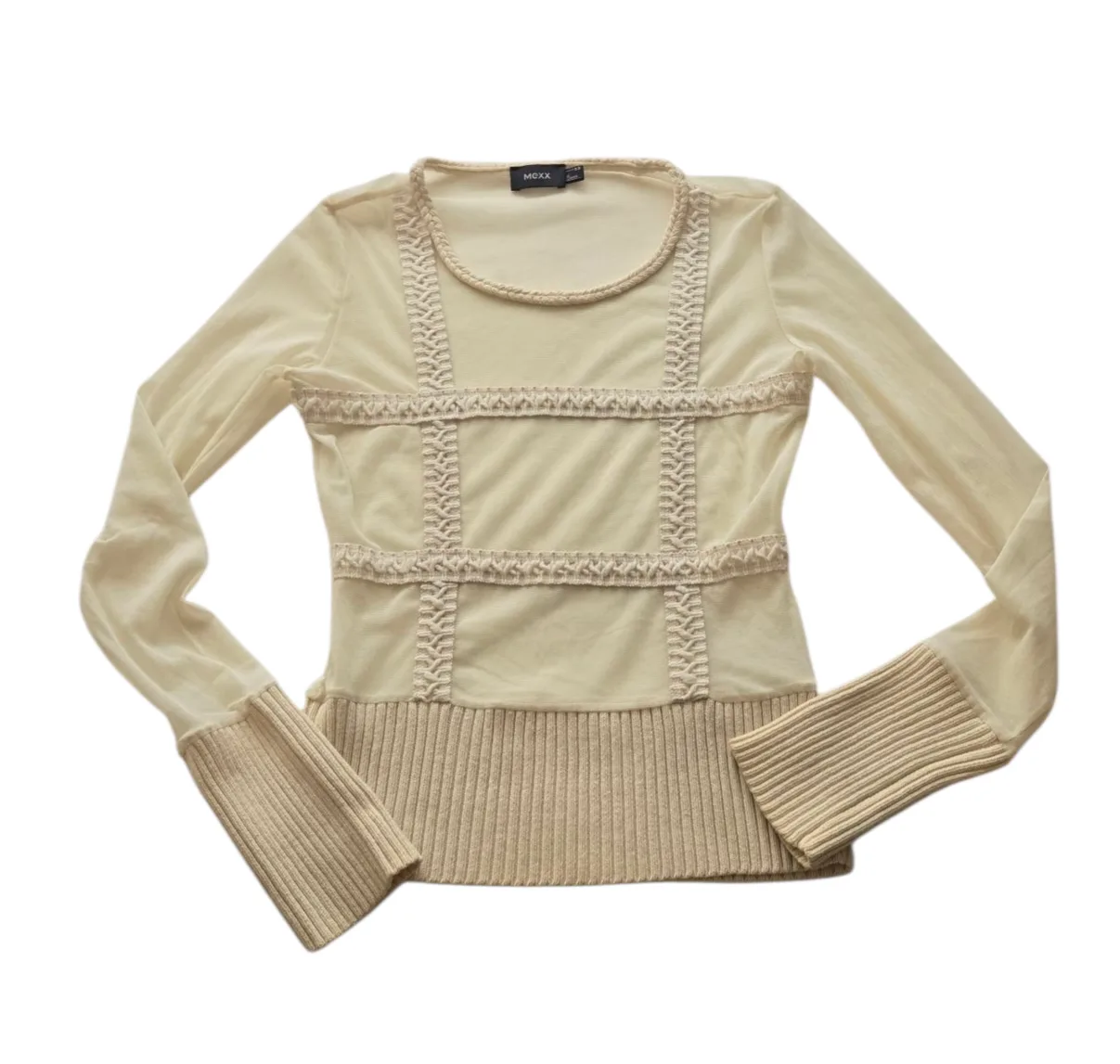MEXX Long Sleeve Knit Top Small thumbnail