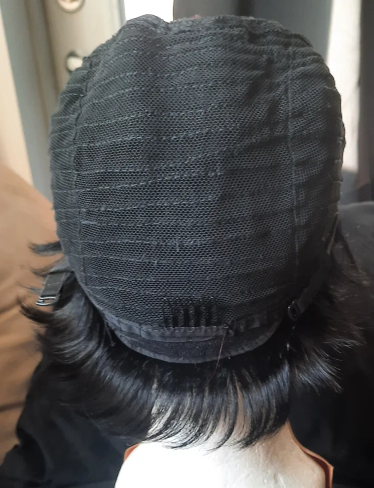 Human Red and Black   Wig image indicator(5)