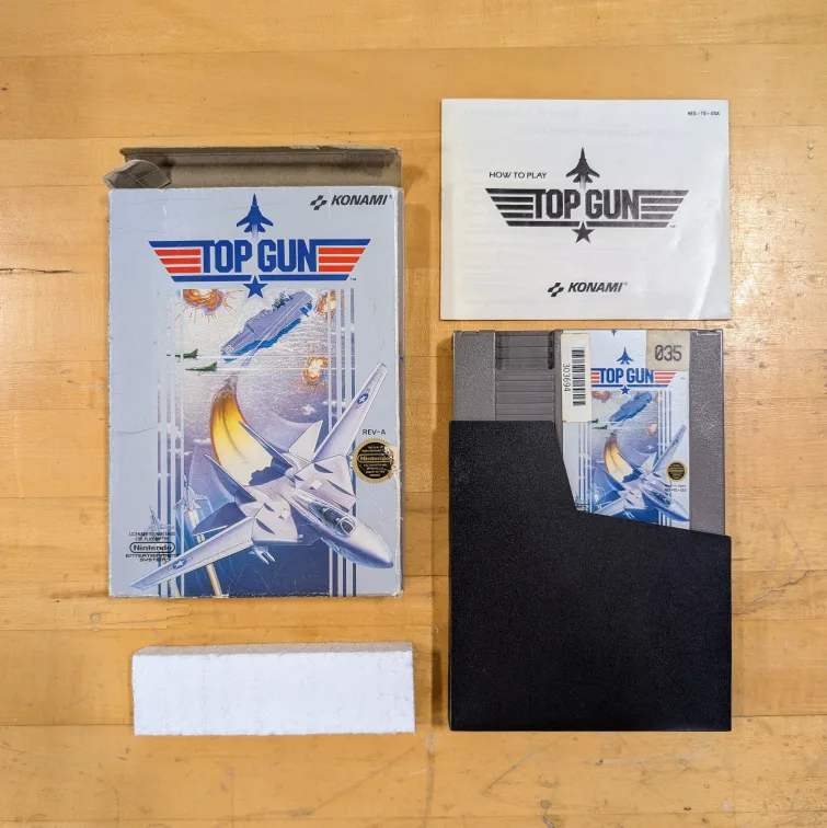 Top Gun - Nintendo NES Game CIB image indicator(2)