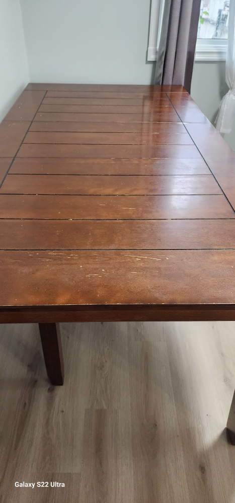 Dining Table and Chairs Set - Brown - photo 4