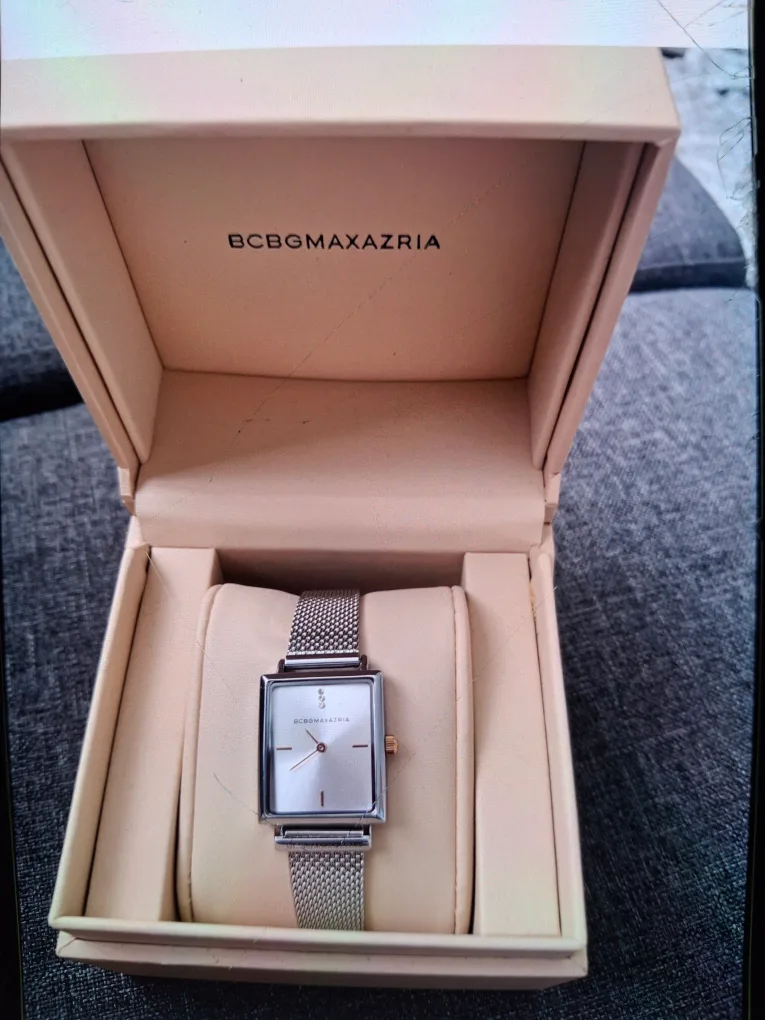 BCBGMAXAZRIA Women's Silver Mesh Watch thumbnail