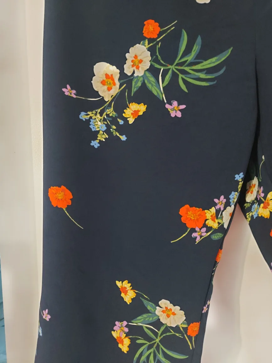 Jules & Leopold Floral Print Pants thumbnail