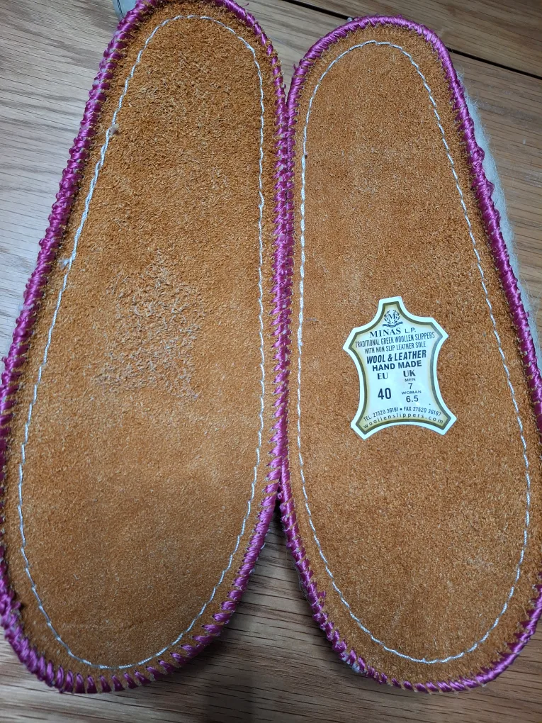 Traditional Greek Woolen Slippers image indicator(4)