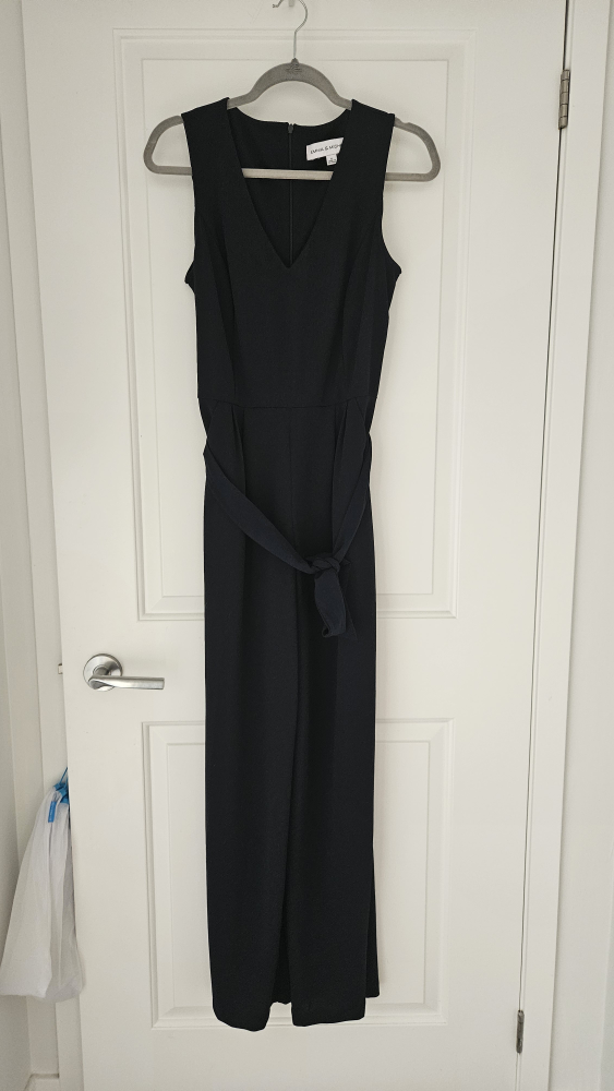 NEGOTIABLE - EMMA & MICHELE Navy Blue Jumpsuit - Size 6