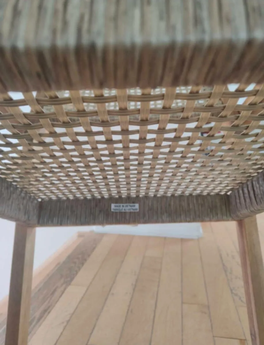 Set of 2 Woven-Seat Wooden Chair - unused image indicator(10)