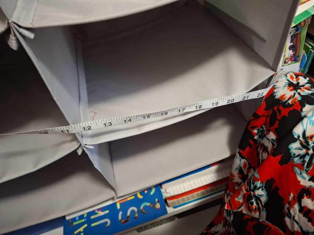 Hanging Closet Organizer - Grey, 6 Shelves image indicator(5)