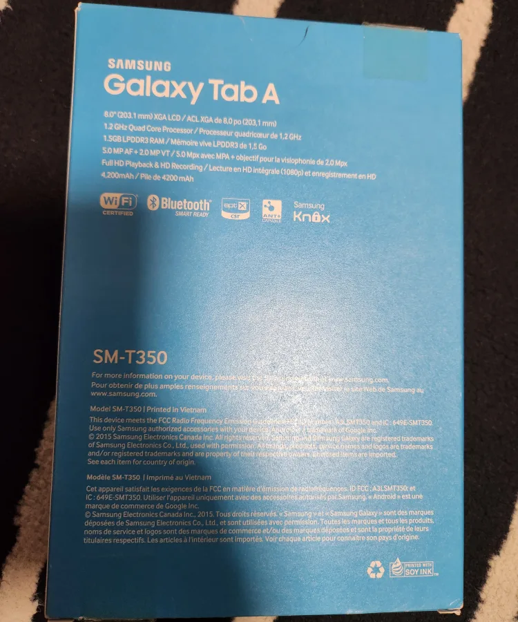 Samsung Galaxy Tab A Tablet image indicator(3)