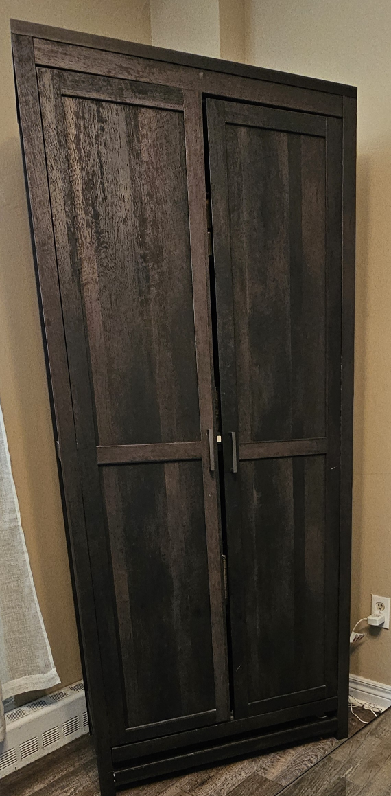 Dark Wood Armoire - photo 2