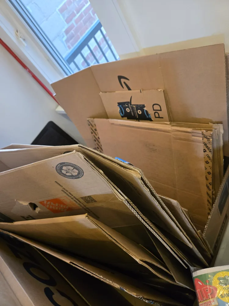 Assorted Cardboard Moving Boxes thumbnail