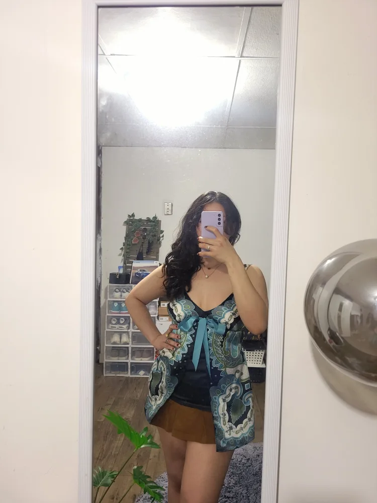 Smart Set Paisley Print Top - XS thumbnail