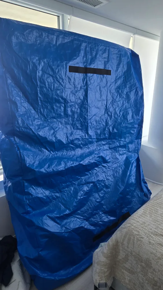 Mattress queen size + plastic cover image indicator(8)