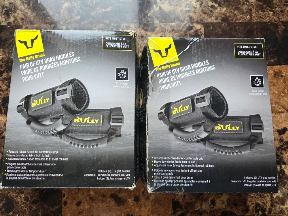 Brand New High Quality Bully UTV Roll Cage Hand Holder Pair thumbnail