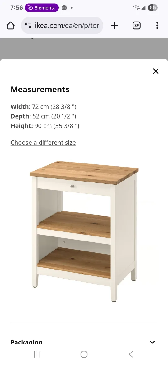 newly refinished butcher block kitchen island ikea tornviken image indicator(9)