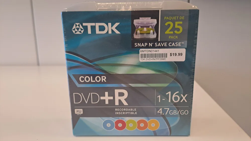 TDK Color DVD+R Recordable Discs - Bundle thumbnail