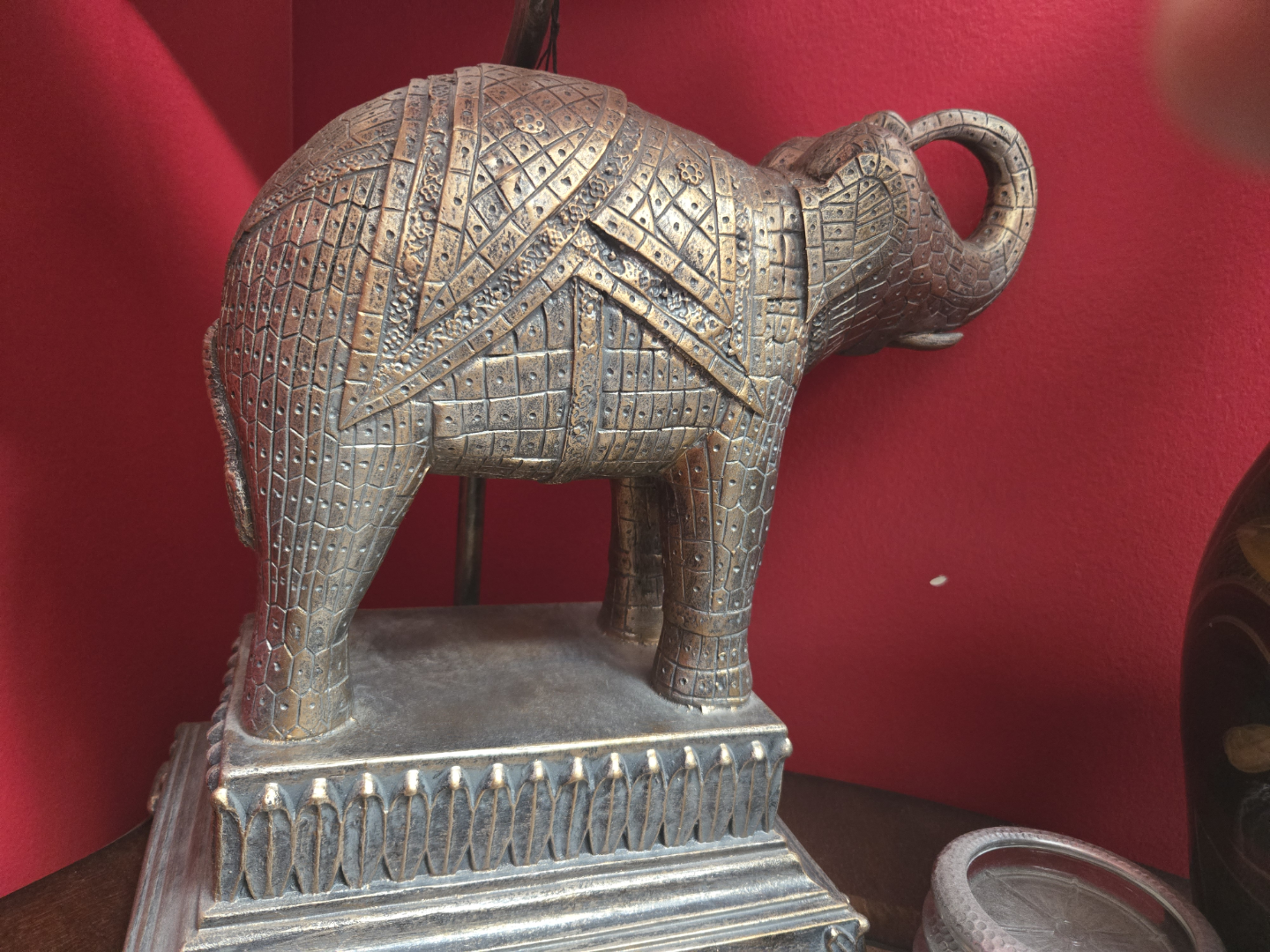 Elephant Lamp with Shade - photo 2