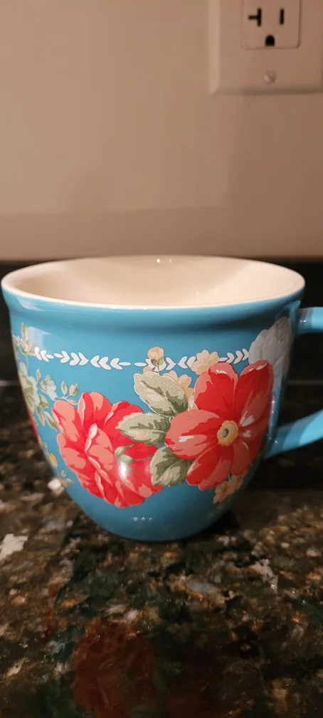 New Pioneer Woman Floral Stoneware Mug image indicator(2)