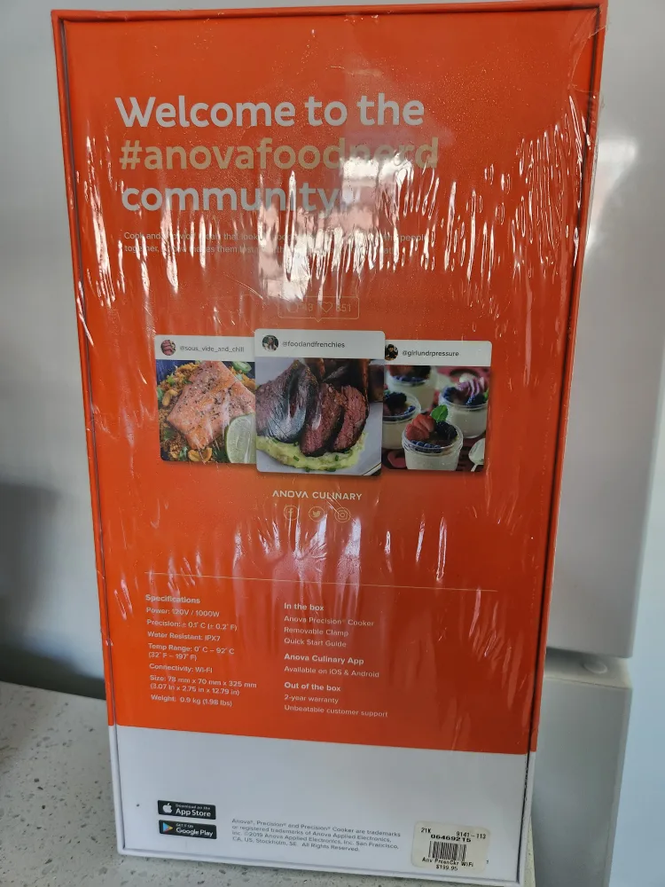 Anova Precision Cooker - WiFi Enabled, 1000 Watts image indicator(2)