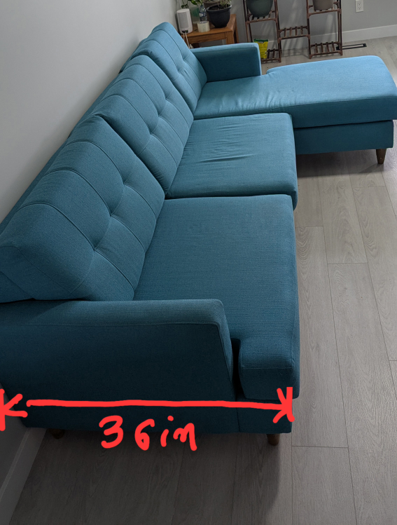 Blue Sectional Sofa
