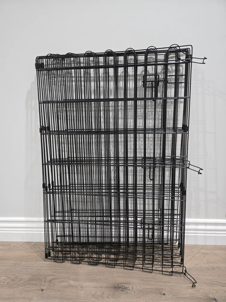 Foldable Metal Pet Dog Exercise Fence Pen With Gate thumbnail