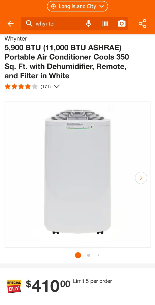Whynter Portable Air Conditioner - photo 2