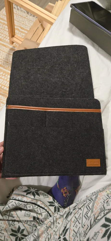 ERKOON Grey Felt bedside caddy thumbnail
