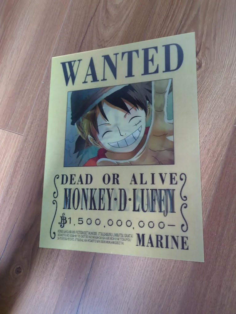 One Piece Wanted Lenticular Posters - Sanji, Zoro, Luffy image indicator(2)