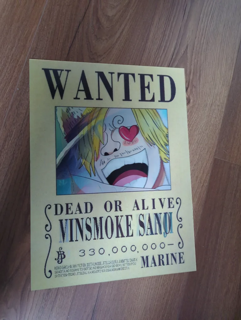 One Piece Wanted Lenticular Posters - Sanji, Zoro, Luffy image indicator(3)