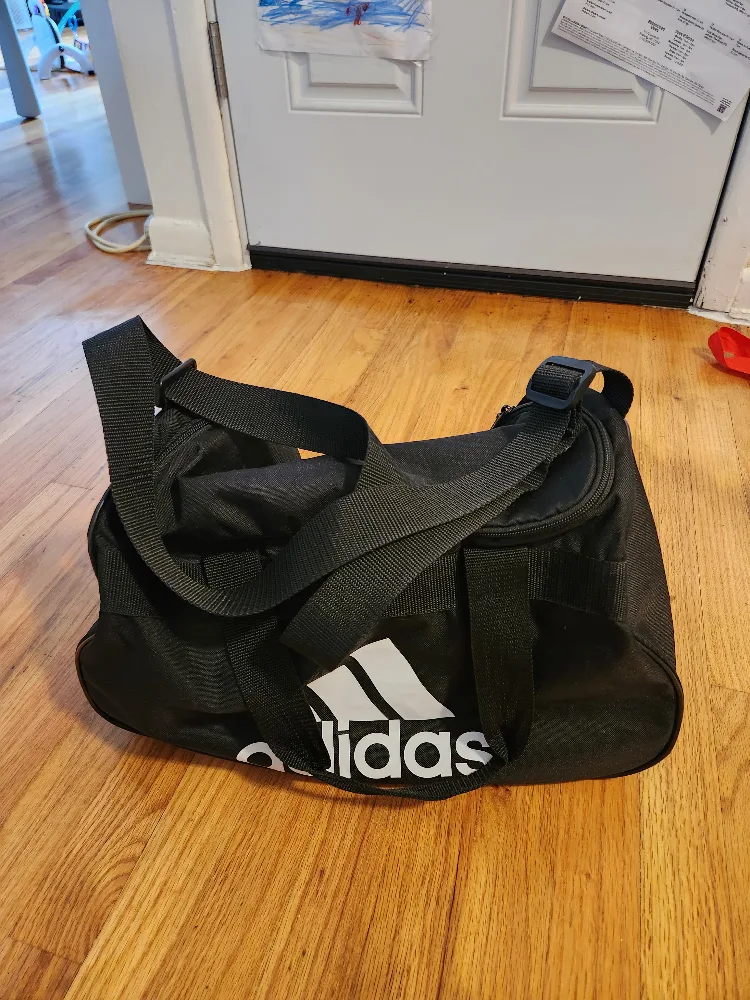 Adidas Black Duffel Bag thumbnail