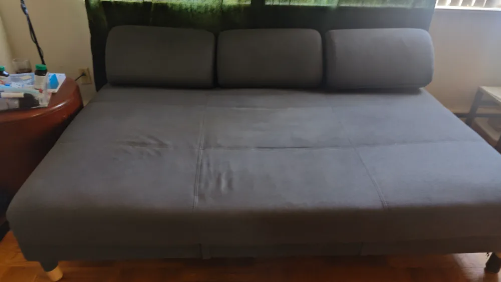 Grey Fabric IKEA Sofa Bed image indicator(2)