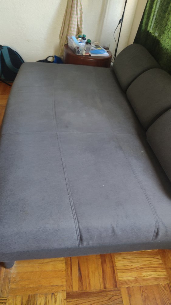 Grey Fabric IKEA Sofa Bed - photo 3