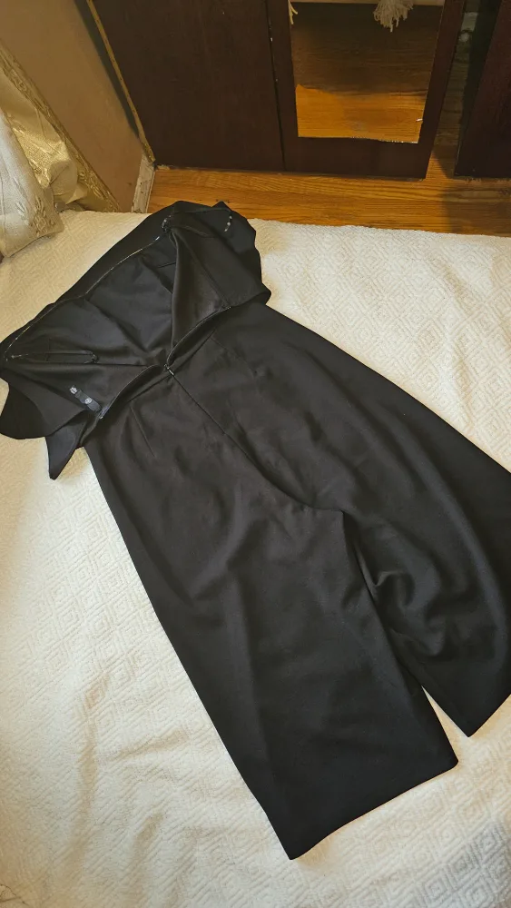 Black Strapless Jumpsuit image indicator(3)