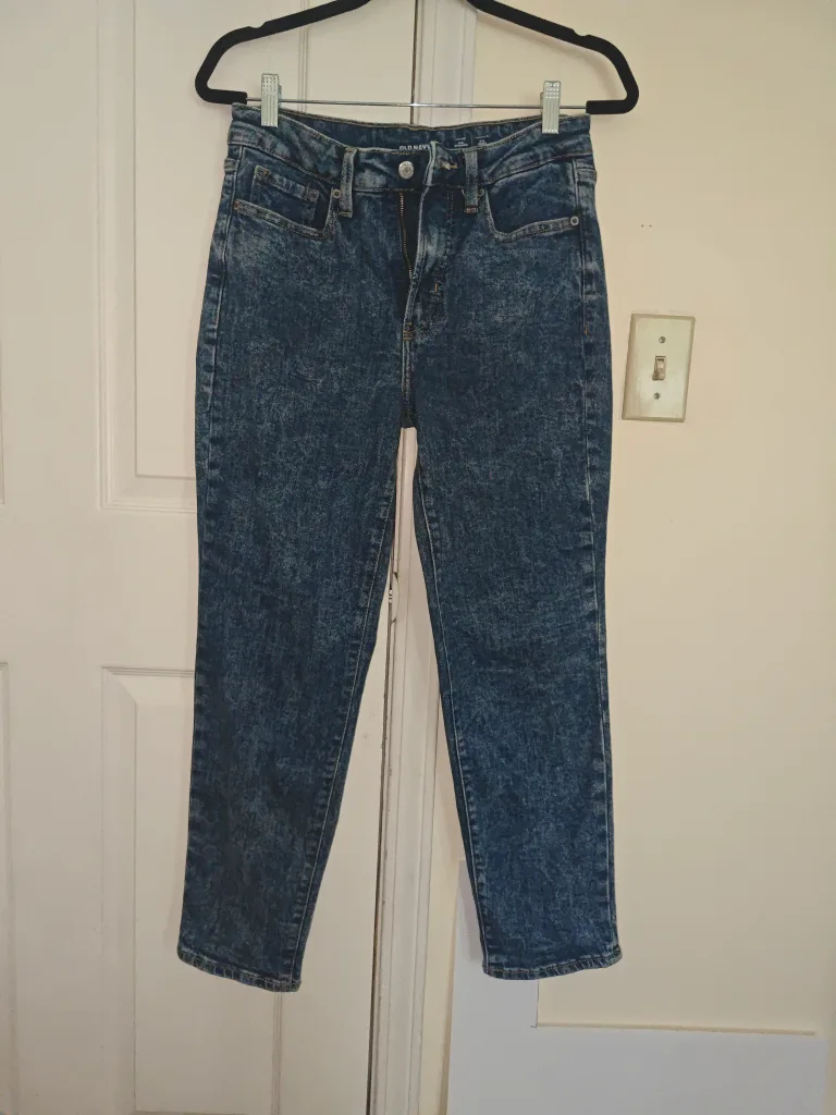 Old Navy OG Straight Stonewash Ankle Jeans