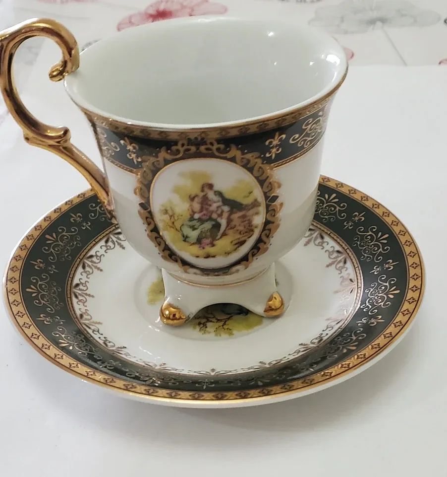 Lord Shade Italian Design Demitasse Cups & Saucers image indicator(2)