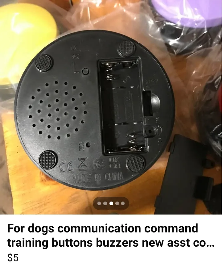 for dogs new buzzer communication buttons training 5.00 each image indicator(3)