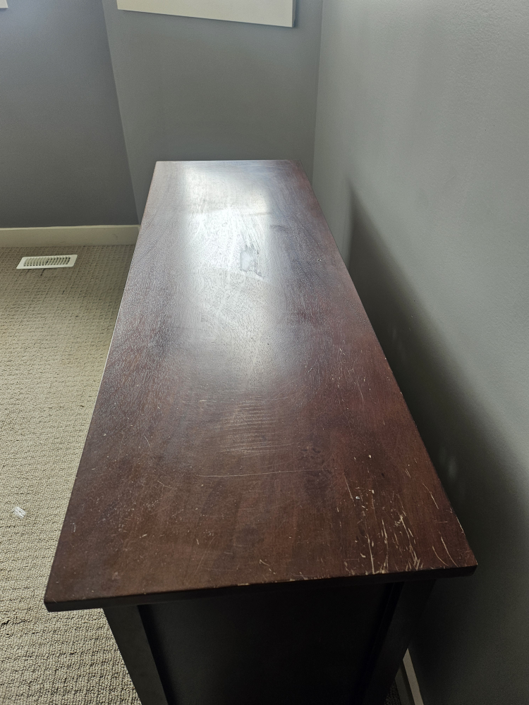 Brown Wooden Media Console - photo 2